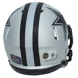Emmitt Smith Autographed Dallas Cowboys RAVE Speed Mini Helmet Beckett Witnessed
