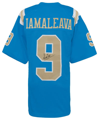 Nico Iamaleava Signed Blue Custom College Football Jersey - (SCHWARTZ COA)