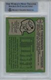 Joe Theismann Autographed 1978 Topps #416 Trading Card Beckett Slab 42907