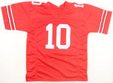 Art Schlichter Signed Ohio State Buckeyes Jersey Inscribed "Go Bucks!" (JSA)
