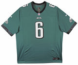 Eagles DeVonta Smith Authentic Signed Green Nike Game Jersey Fanatics