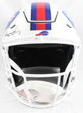 Jim Kelly Andre Reed Thurman Thomas Signed Bills F/S SpeedFlex Helmet-Beckett W