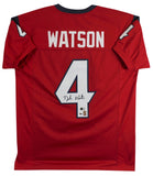 Deshaun Watson Authentic Signed Red Pro Style Jersey Autographed BAS #BY031326