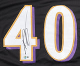 Teddye Buchanan Signed Baltimore Ravens Jersey (Beckett) Ex-Cal Golden Bears L.B