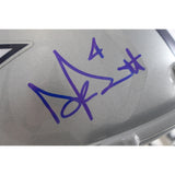 Dak Prescott Autographed/Signed Dallas Cowboys F/S Helmet Beckett 56334