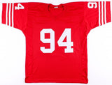 Charles Haley Signed San Francisco 49ers Jersey (JSA COA) 5xSuper Bowl Champion