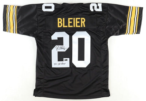 Rocky Bleier Signed Pittsburgh Steelers Jersey Inscribed "4x SB Champs" (TSE) RB