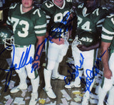 Joe Klecko, Marty Lyons & Abdul Salaam Signed New York Jets Unframed 8x10 Photo