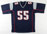 Willie McGinest Signed Patriots Jersey (Beckett COA) 3xSuper Bowl Champion L.B.