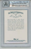 William Shatner Signed 2017 Topps Allen & Ginter 246 10 auto Card Slab BAS 57122