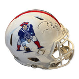 Tom Brady Signed Autographed Throwback Authentic Patriots Helmet Fanatics