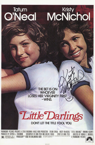 Kristy McNichol Signed Little Darlings 11x17 Movie Poster -(SCHWARTZ SPORTS COA)