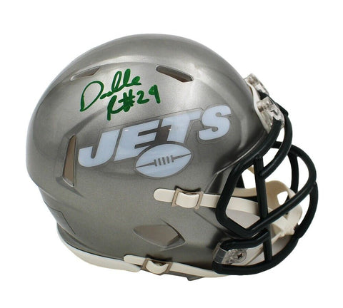 Darrelle Revis Signed New York Jets Speed Flash NFL Mini Helmet