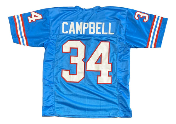Earl Campbell Houston Light Blue Football Jersey