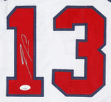 Ronald Acuna Jr. Signed Atlanta Braves Jersey (JSA) 2018 N.L. Rookie of the Year