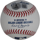 Pedro Martinez Autographed Boston Red Sox OML Baseball HOF Beckett Witness 51587