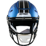 Barry Sanders Signed Detroit Lions ALT SpeedFlex Helmet Beckett Witness 58196