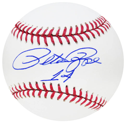 Pete Rose Signed Rawlings Official MLB Baseball w/#14 - (Beckett COA)