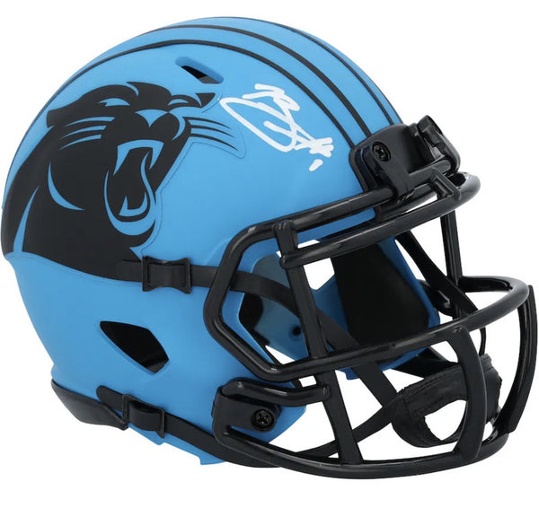 Bryce Young Autographed Carolina Panthers 'RAVE' Mini Speed Helmet Fanatics