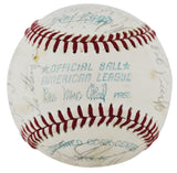 1977 Athletics (24) McCatty, Langford, Page Signed Oal Baseball BAS #AC33306