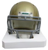 Marcus Freeman Signed/Auto Mini Shamrock Helmet Notre Dame Beckett 204853
