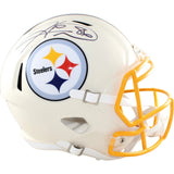 Hines Ward Signed Pittsburgh Steelers F/S Replica Helmet Retro Beckett WIT 58607