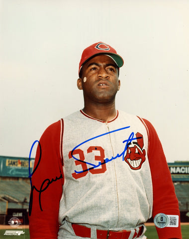 Luis Tiant Autographed/Signed Cleveland Indians 8x10 Photo Beckett 57351