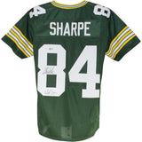 Sterling Sharpe Autographed/Signed Pro Style XL Green Jersey HOF Beckett W 53871