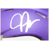 Justin Jefferson Autographed Minnesota Vikings Mini Helmet Beckett Witness 52878