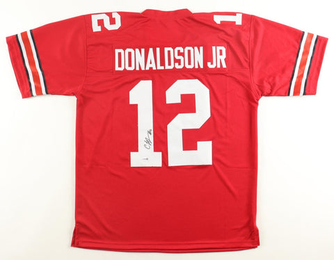 C J Donaldson Signed Ohio State Buckeyes Jersey (JSA COA) 2025 Senior Running Bk