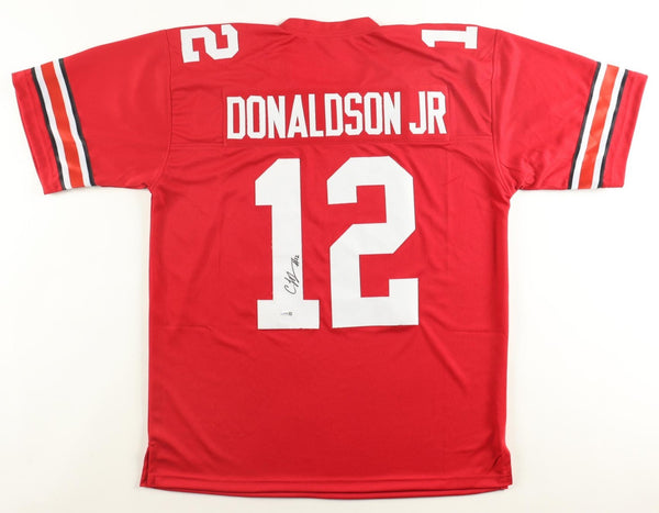 C J Donaldson Signed Ohio State Buckeyes Jersey (JSA COA) 2025 Senior Running Bk