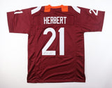 Khalil Herbert Signed Virginia Tech Hokies Jersey (Beckett COA) Chicago Bears RB