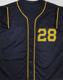 Brewers JOEY WIEMER Signed Custom Replica Blue Milwaukee Jersey AUTO - BAS