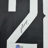Framed Autographed/Signed Alperen Sengun 35x39 Houston Black Jersey BAS COA