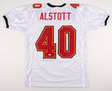 Mike Alstott Signed Tampa Bay Buccaneers Jersey (JSA COA) 6xPro Bowl Fullback
