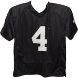 Aidan O'Connell Autographed/Signed Pro Style Black Jersey Beckett 43305