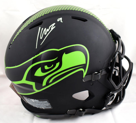 Kenneth Walker III Signed Seahawks F/S Eclipse Speed Authentic Helmet- BA W Holo