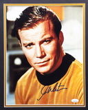 WILLIAM SHATNER AUTOGRAPHED FRAMED 11X14 PHOTO STAR TREK JSA STOCK #223763