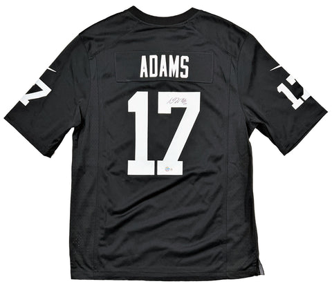 Davante Adams Las Vegas Raiders Signed Nike Black Game Jersey BAS