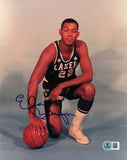Elgin Baylor Autographed 8x10 Photo Los Angeles Lakers Beckett BAS QR #BS36996