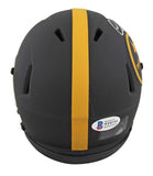 Steelers Chase Claypool Authentic Signed Eclipse Speed Mini Helmet BAS Witnessed