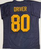 DONALD DRIVER - Green Bay Packers Signed Custom Replica Acme Jersey AUTO - BAS