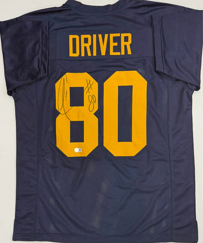DONALD DRIVER - Green Bay Packers Signed Custom Replica Acme Jersey AUTO - BAS