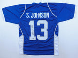 Stevie Johnson Signed Kentucky Wildcats Jersey (TSE) Buffalo Bills Wide Receiver