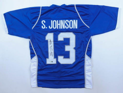 Stevie Johnson Signed Kentucky Wildcats Jersey (TSE) Buffalo Bills Wide Receiver