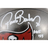 Ronde Barber Signed Tampa Bay Buccaneers VSR4 TB Mini Helmet HOF Beckett 49222