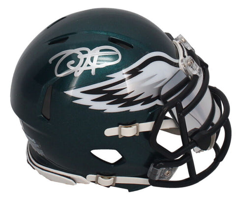 Jalen Hurts Autographed Philadelphia Eagles Mini Speed Helmet w/ Visor Fanatics