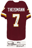 JOE THEISMANN Washington Signed Football Jersey w/83 MVP - SCHWARTZ
