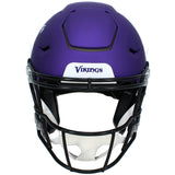 Justin Jefferson Autographed Min Vikings Speedflex Authentic Helmet Beckett