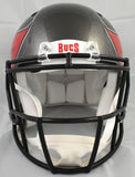 Mike Alstott Autographed Buccaneers F/S Speed Authentic Helmet - Beckett W Holo